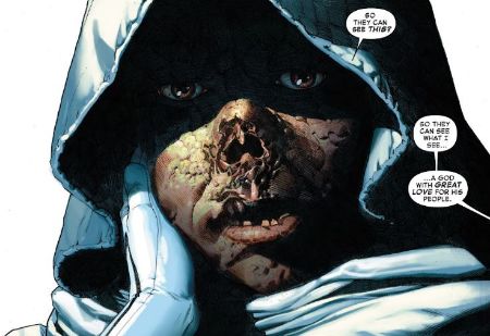 Doctor Doom's Fully Discovered Face